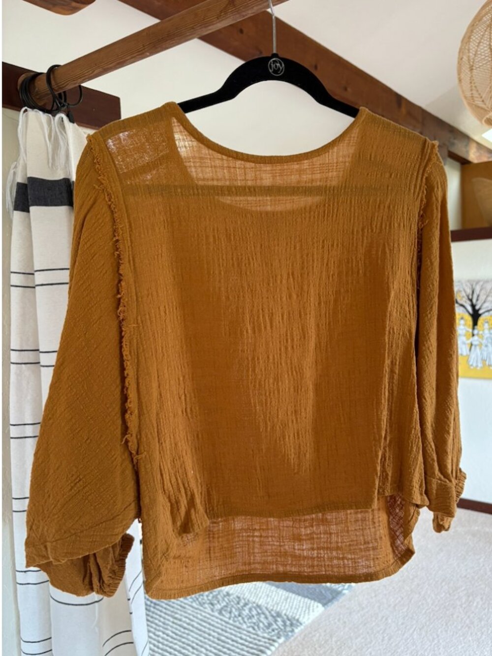 Curator SF Tamu Top Mustard Small